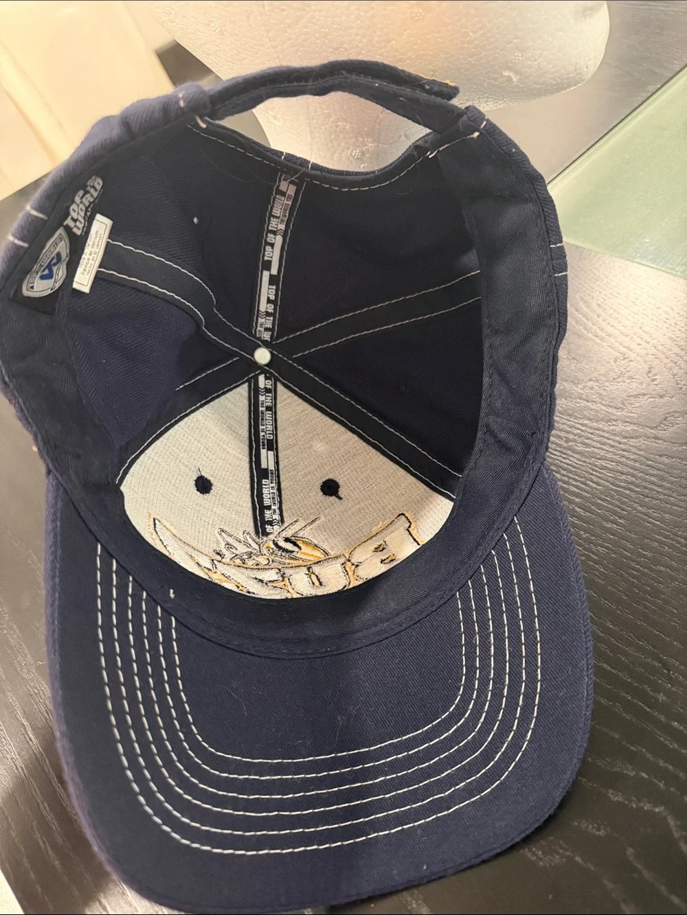 Georgia Tech Buzz adults Navy and Yellow Baseball Cap